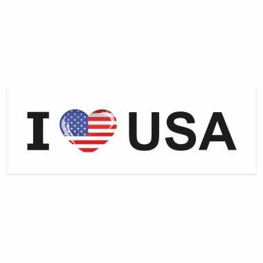 Amerikaanse i love usa sticker groot kopen