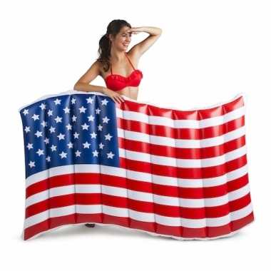 Amerikaanse opblaasbare vlag usa 150 cm kopen