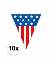 Amerikaanse 10x vlaggenlijn vlaggetjes usa 5 meter kopen