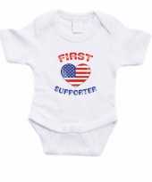 Amerikaanse first amerika supporter rompertje baby kopen