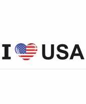 Amerikaanse i love usa sticker groot kopen