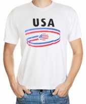 Amerikaanse wit heren t-shirt usa kopen