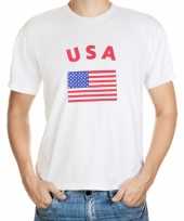 Amerikaanse wit t-shirt amerika heren kopen